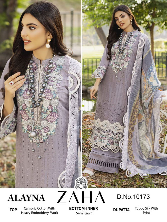 Zaha Alayna 10170 Pakistani Salwar Kameez Catalog
